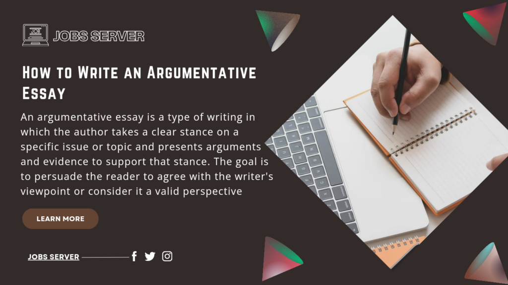 How to Write an Argumentative Essay?