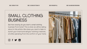 How To Start A Small Clothing Business From Home?